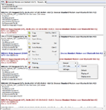 Displaying Monitored Packets in a Hex/ASCII View